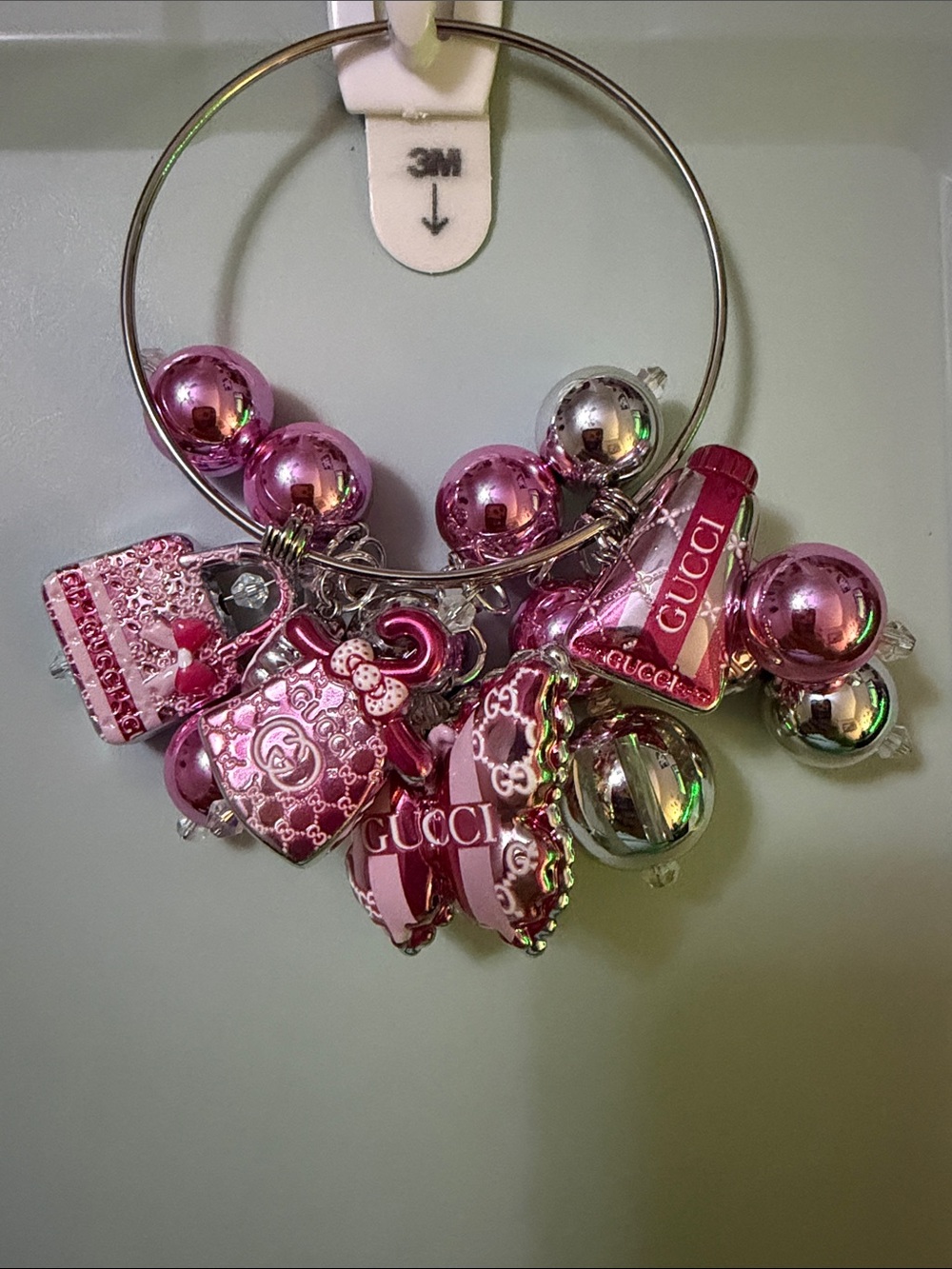 Pink Charm Bracelet